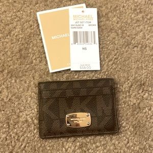 MK Card Case - Brown